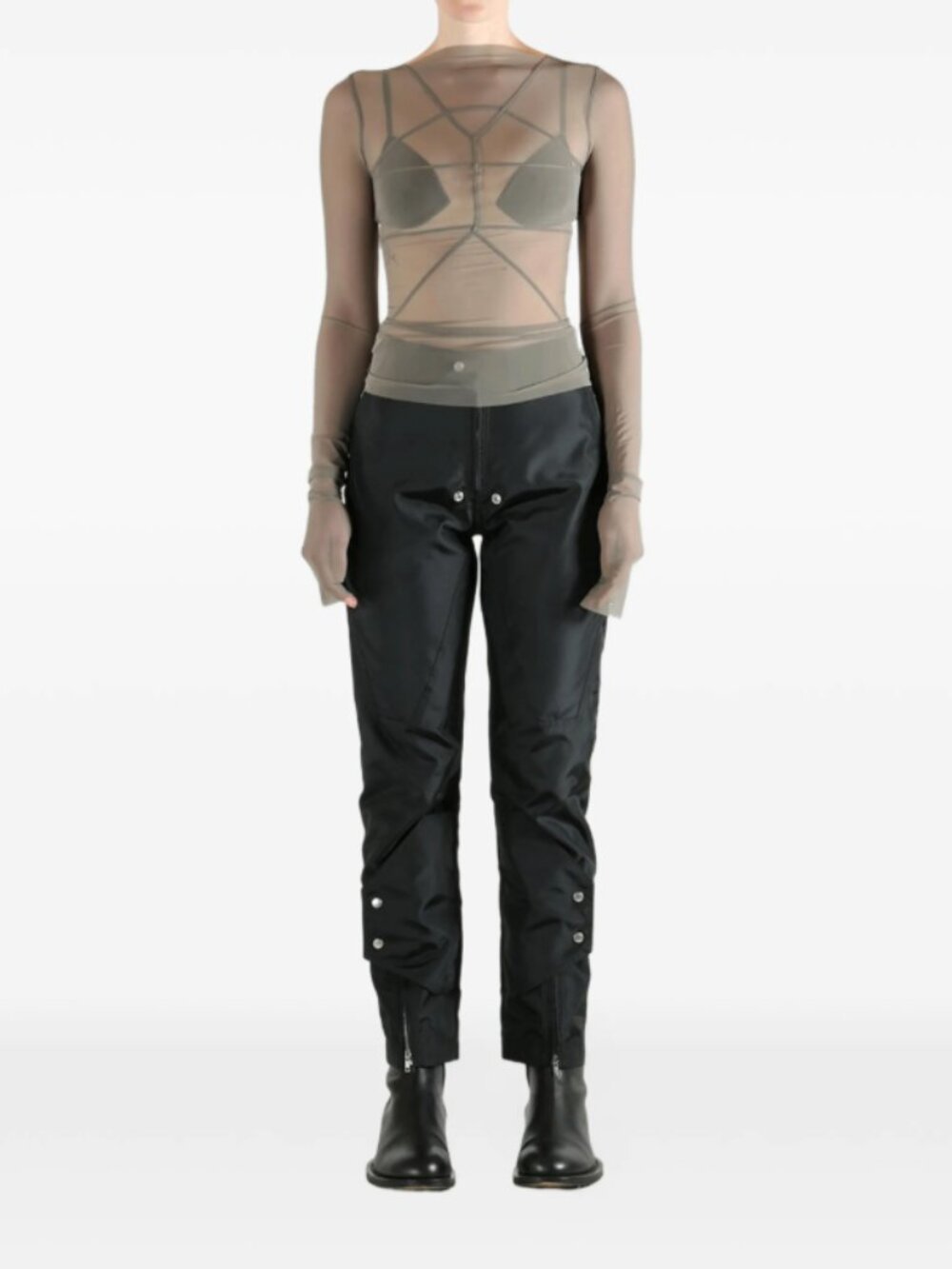 BNWT SS26 RICK OWENS "TEMPLE" EXPOSED SEAM TSHIRT 40